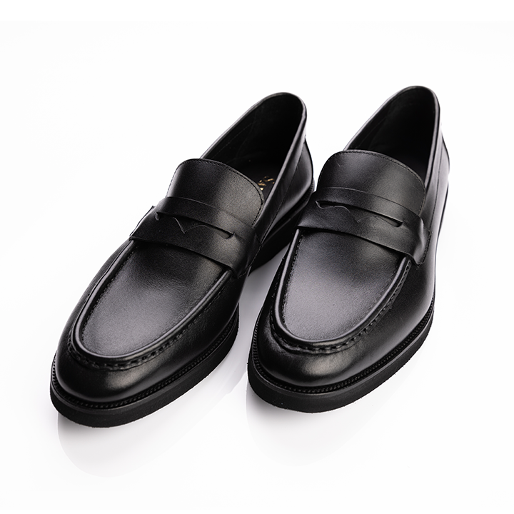 حذاء سان بيدرو اليكس جلد الغزال الطبيعي اللون اسود - 1931