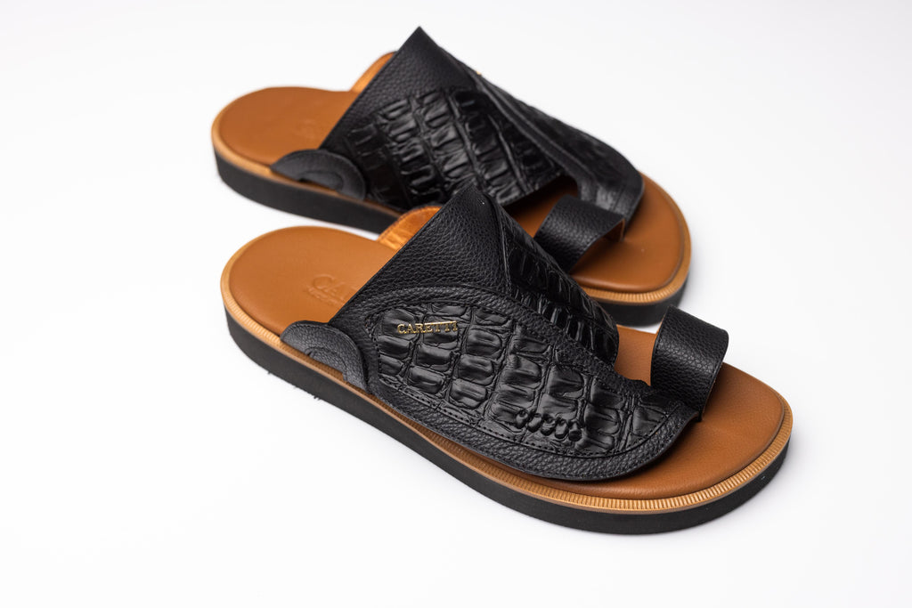 1863 نجدية كاريتي دزاين التمساح اللون اسود